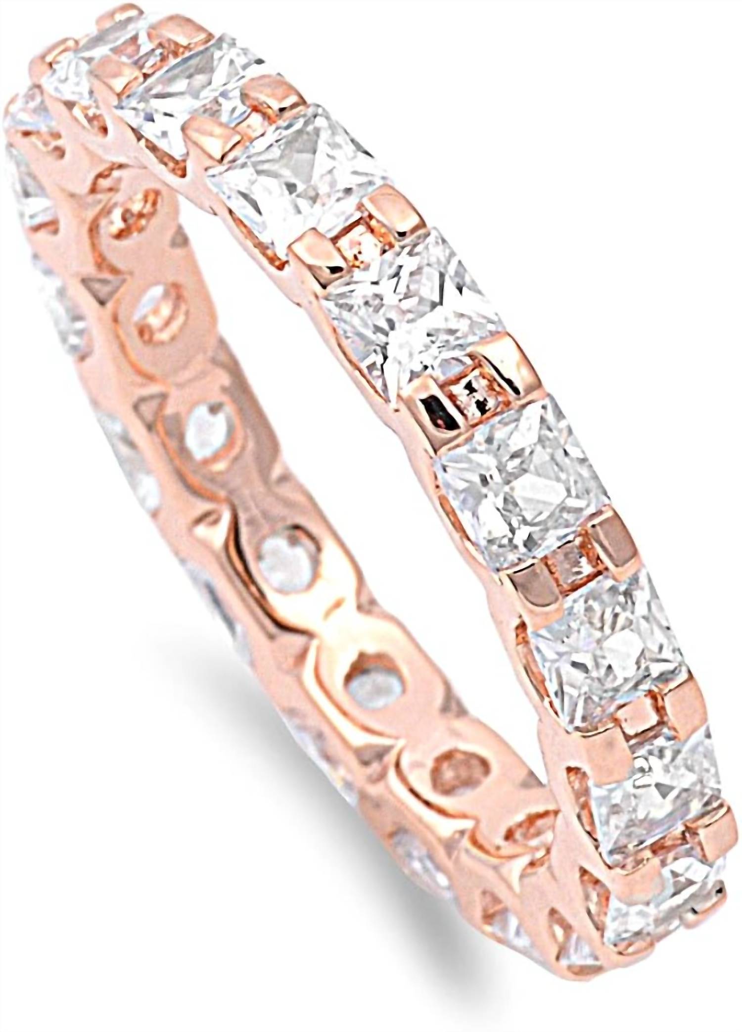 Starlette Women's Stunning And Stackable Amelia Ring in rose gold - women's jewelry