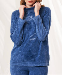 Angel Apparel - Mock Neck Star Top