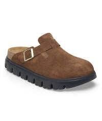 Birkenstock - Unisex Boston Chunky Suede Leather Narrow Fit Clogs
