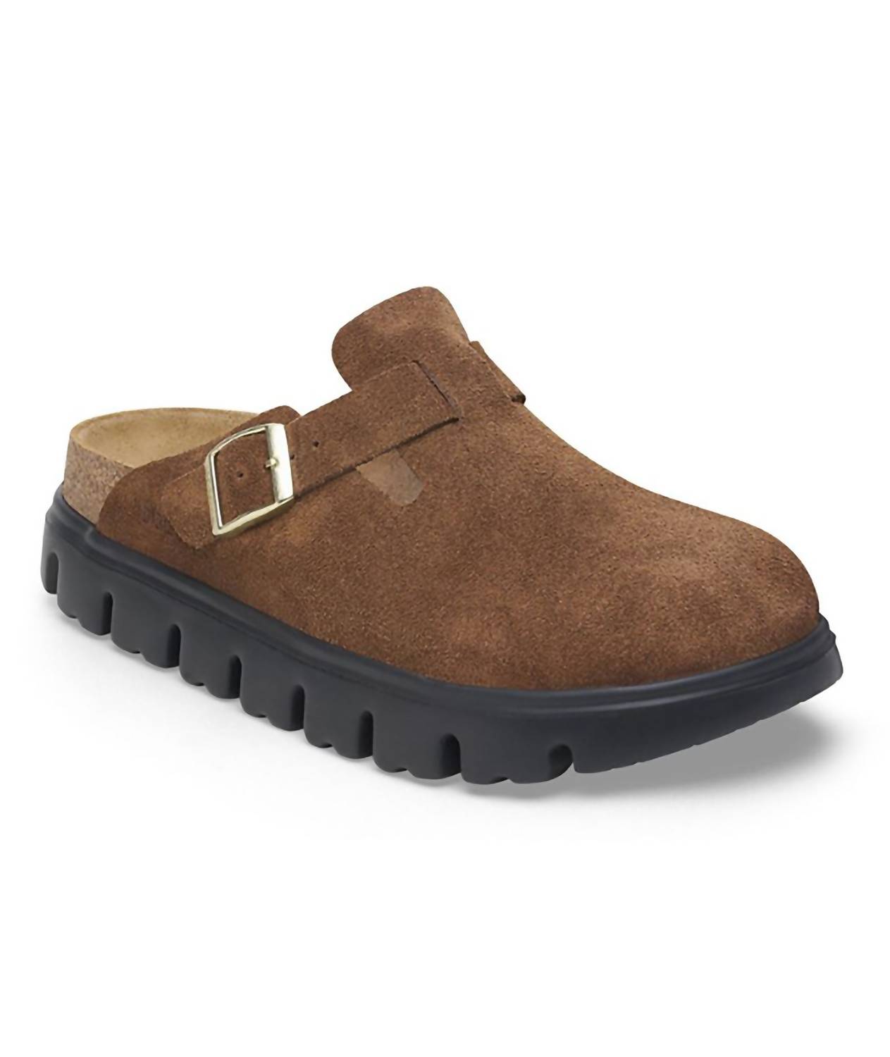 Birkenstock - Unisex Boston Chunky Suede Leather Narrow Fit Clogs