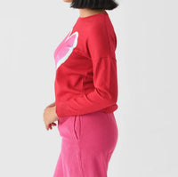 J. Society - Heart Crew Sweater