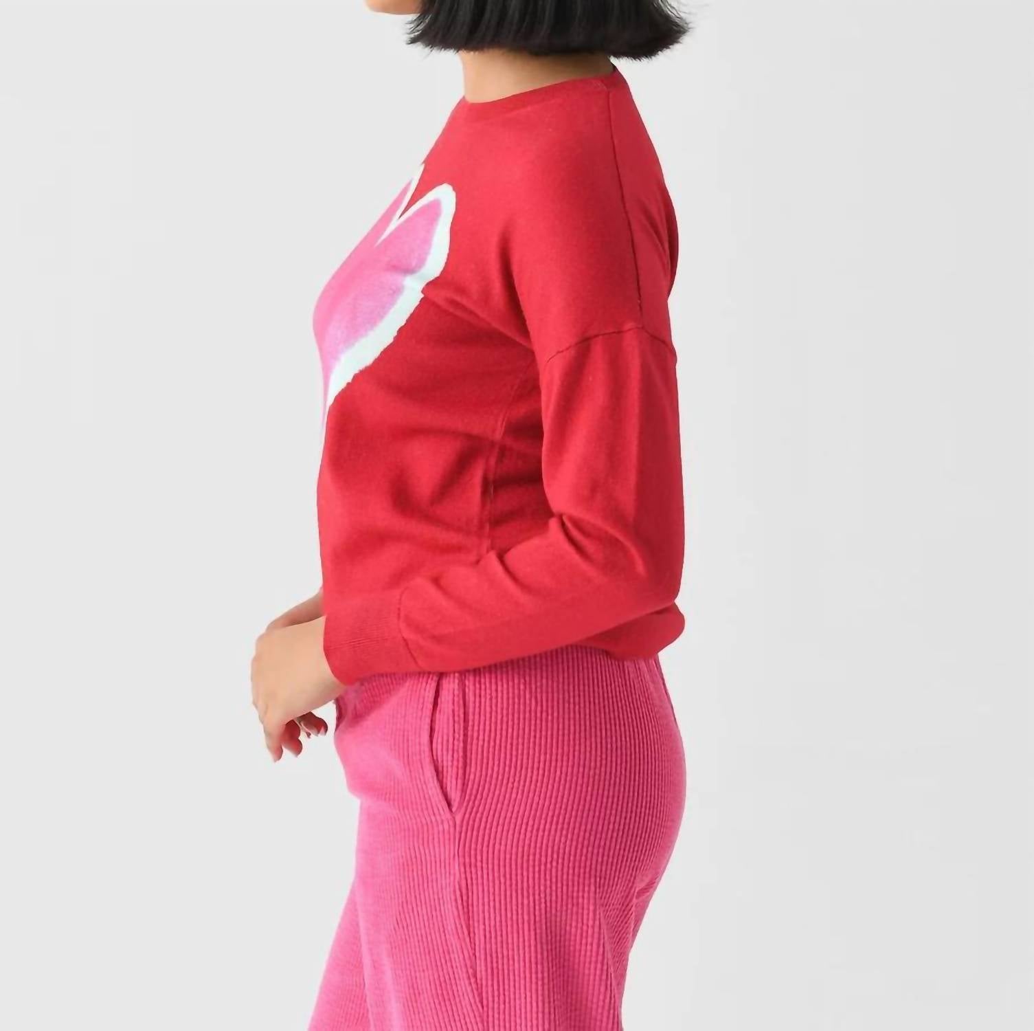 J. Society - Heart Crew Sweater