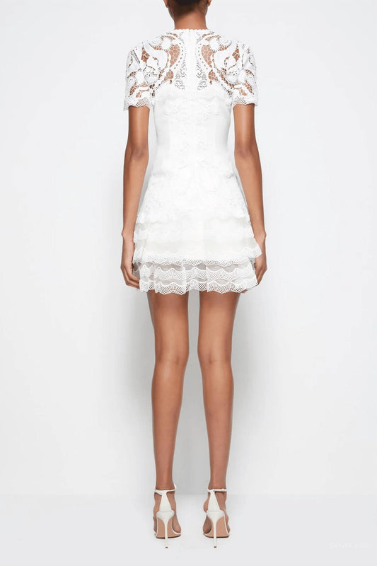 Simkhai - Signature Paislee Lace Mini Dress
