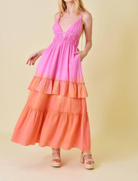 Fore Collection - Flirty Flutter Maxi Dress