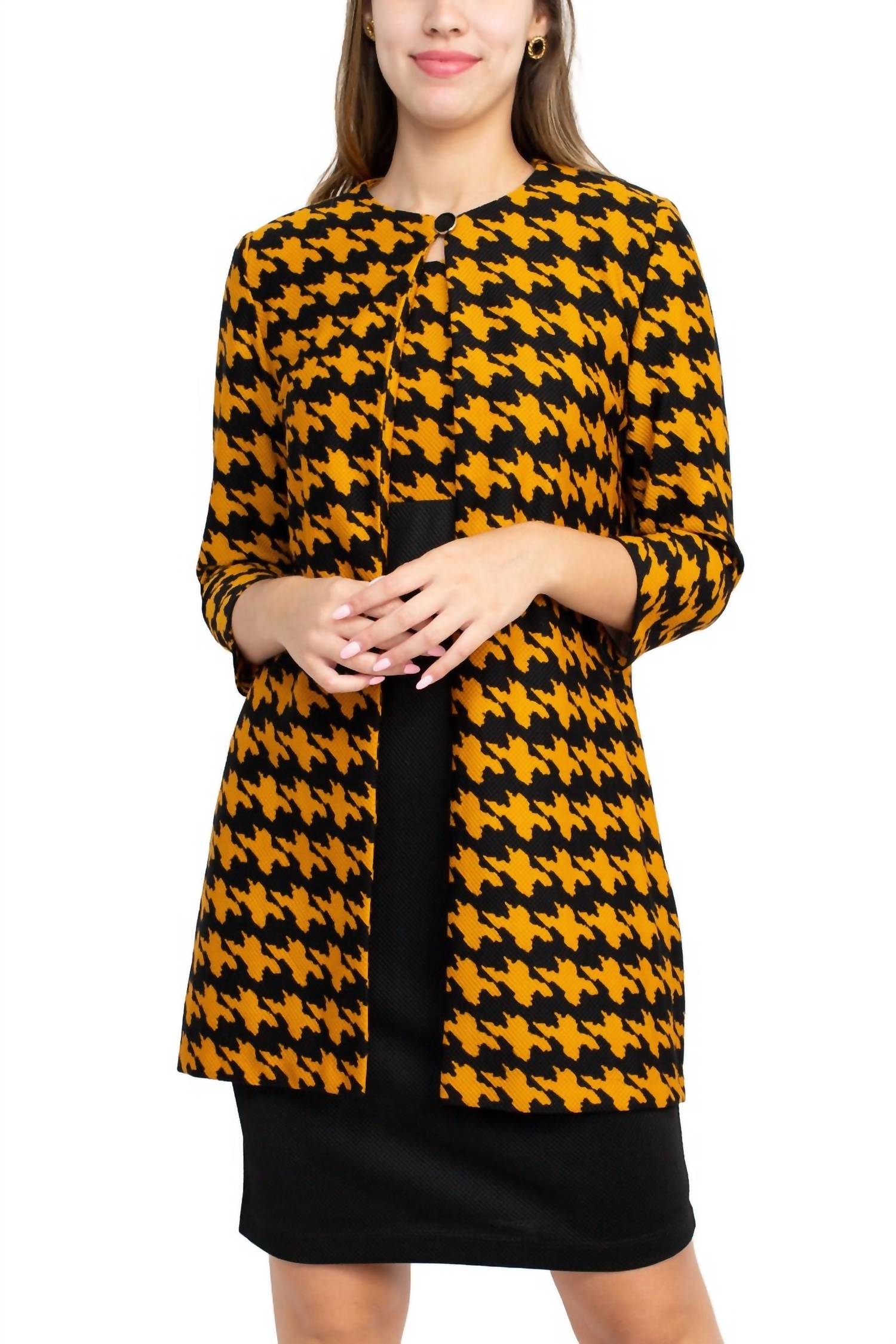 Danny & Nicole - Scoop Neck Sleeveless Knit Dress With Matching Jacket Set