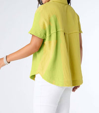 Coco + Carmen - Gina Button Down Gauze Top