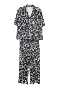 Katydid - Bow Print Pajama Pants Set