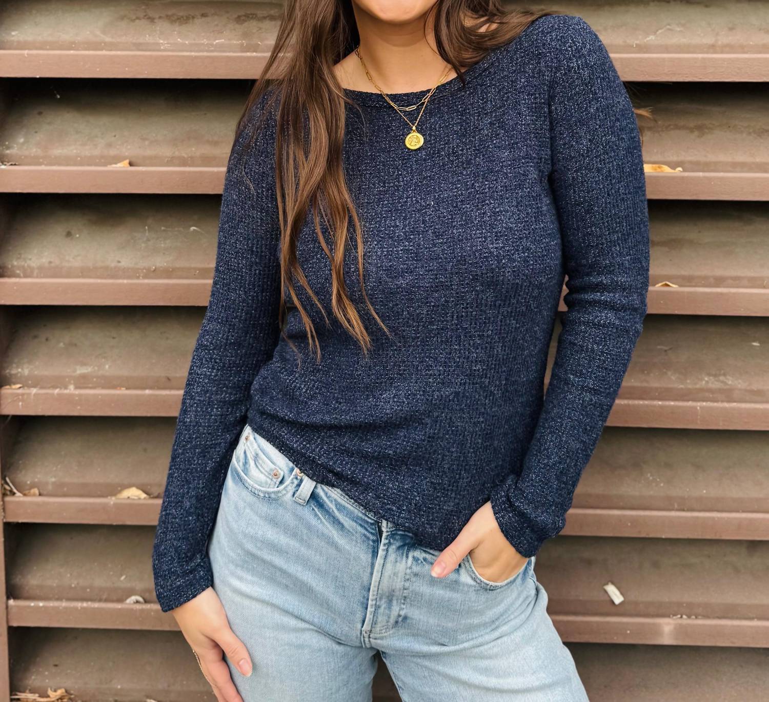 Dylan - Long Sleeve Classic Crew Top