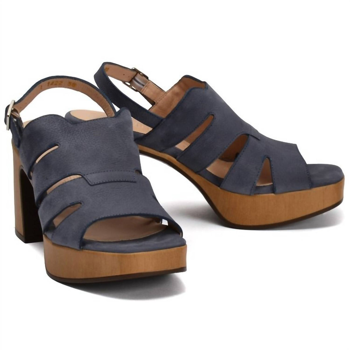 Wonders - Women's L-1422 Suede Platform Sandal
