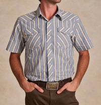Schaefer Outfitter - Short Sleeve Vintage Cotton Pearl Snap Shirt