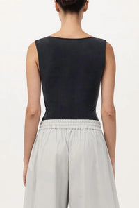 St. Agni - Cupro Jersey Top