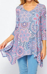 Honeyme - Mandala Sharkbite Top