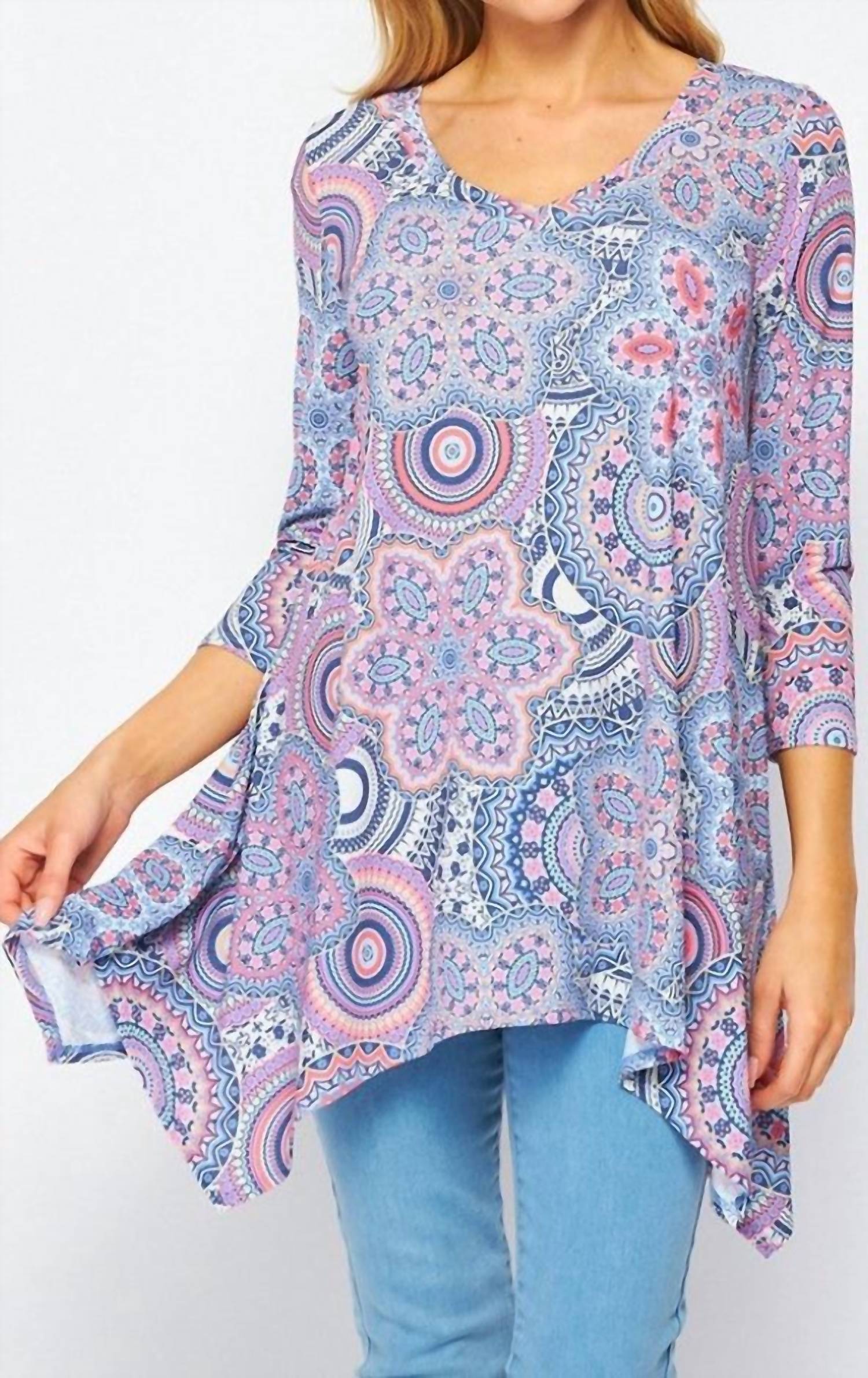 Honeyme - Mandala Sharkbite Top