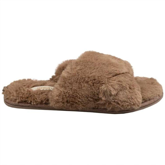 Lattelove - Women's Faux Fur Slippers