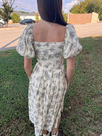 Aureum - Jasilynn Floral Midi Dress