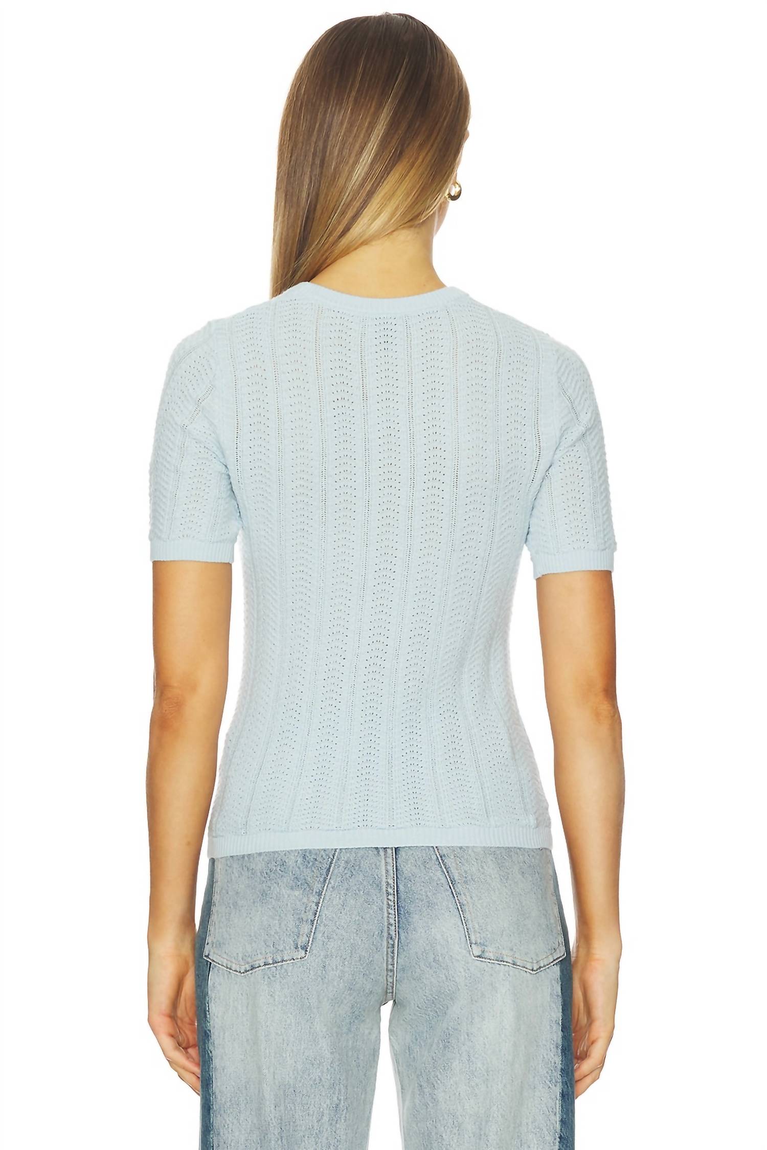 Rag & Bone - Francesca Merino Short Sleeve Sweater