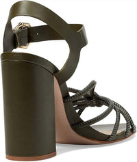 SCHUTZ Women's Mahi Block Sandal in military green - women's sandal - view 4