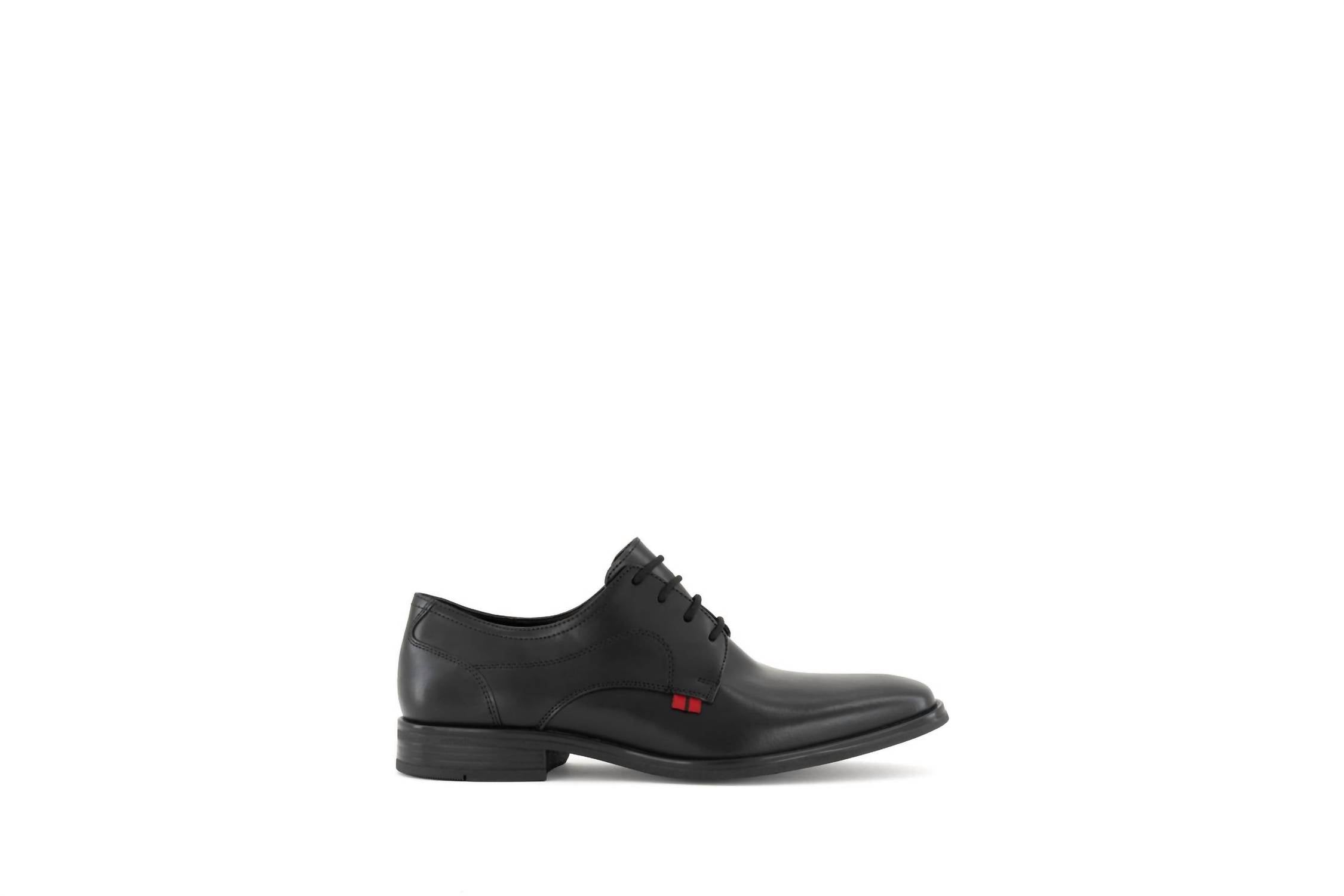 Andrea Men's Leather Oxford Shoes in black - men's shoe