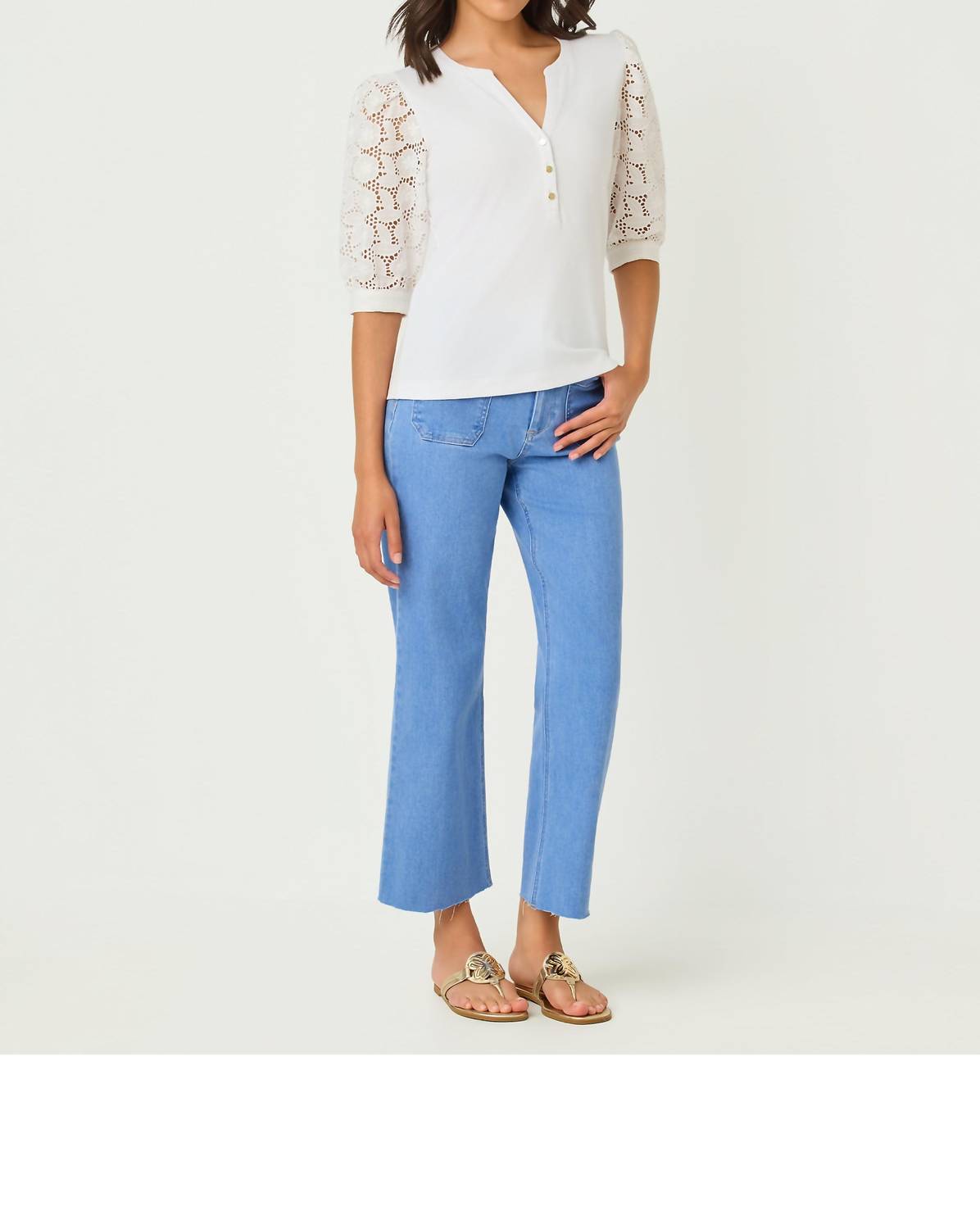 Lilly Pulitzer - Ronson Eyelet Knit Top