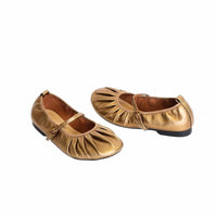 Ayalla Women's Mila Flat Shoes in bronze - women's flats