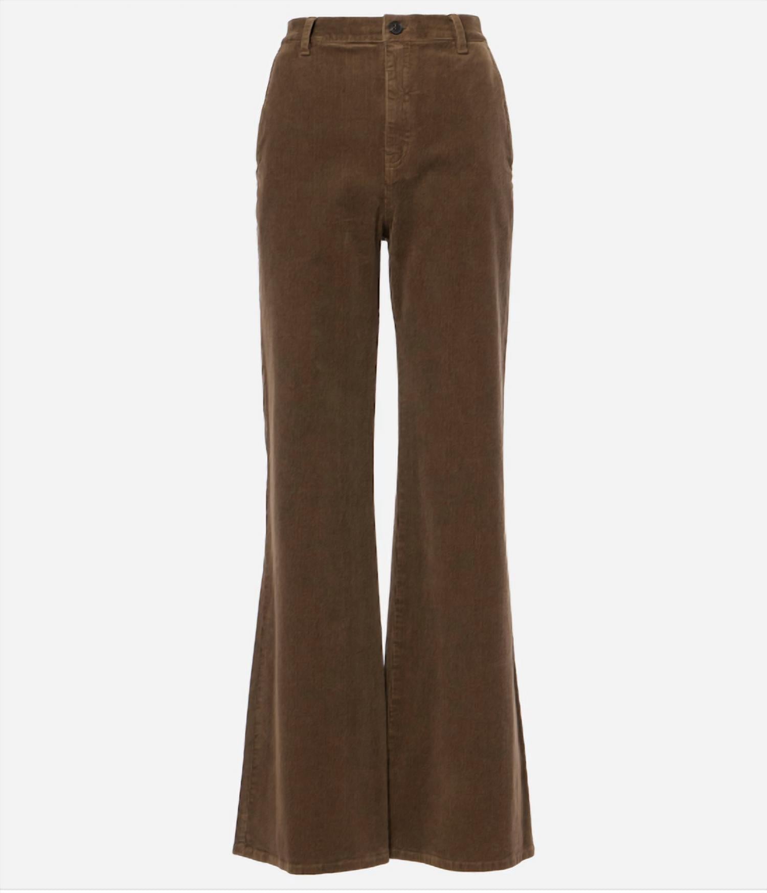 Nili Lotan - Anna Corduroy High-rise Wide Leg Pants