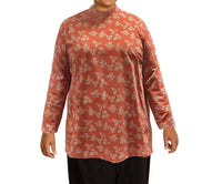 On The Plus Side - Mock Turtleneck Long Sleeve Sweater - Plus