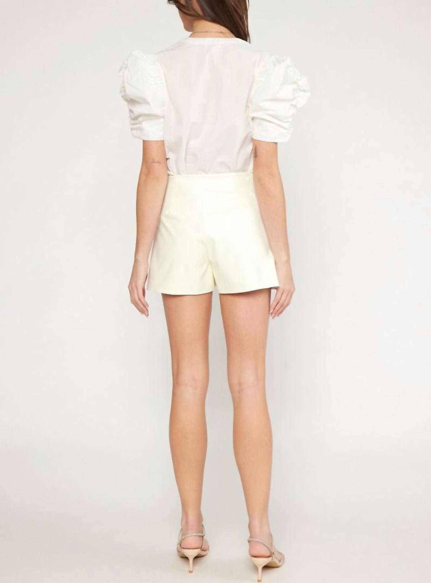 Entro - Perfect Pleather Skort