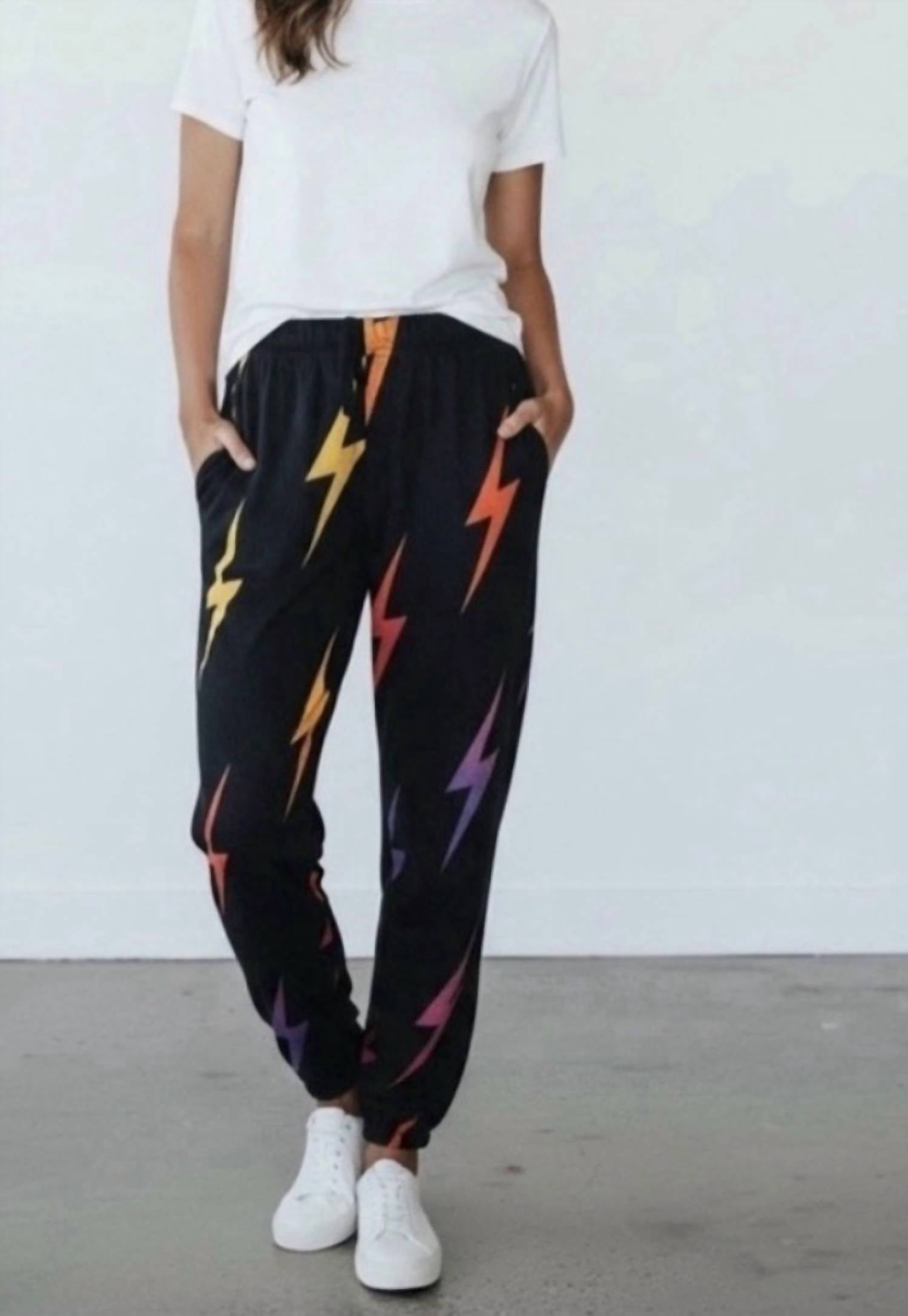 Aviator Nation - Bolt Velvet Sweatpants
