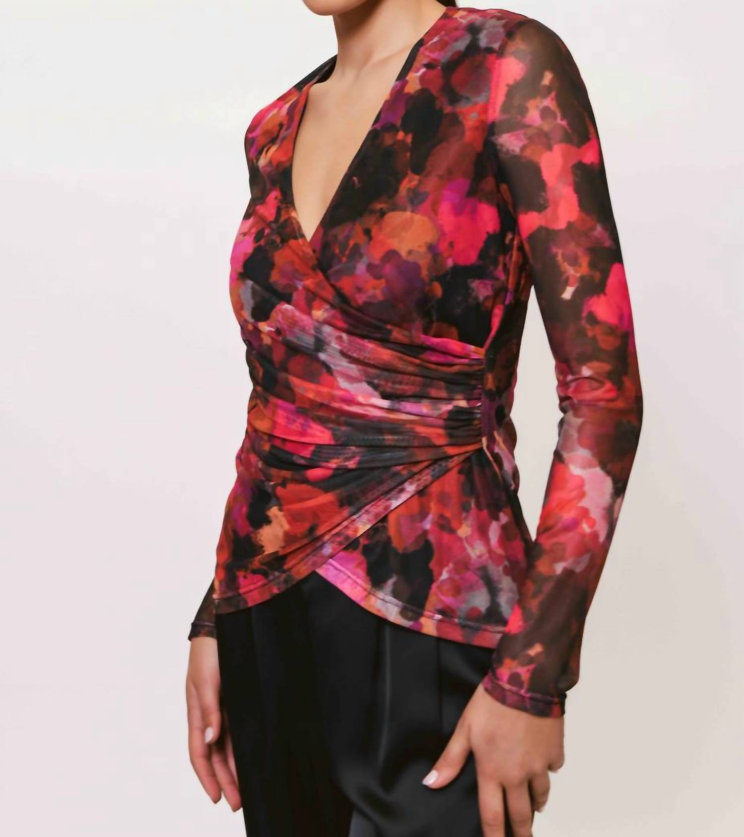 Hutch - Evia Faux Wrap Blouse
