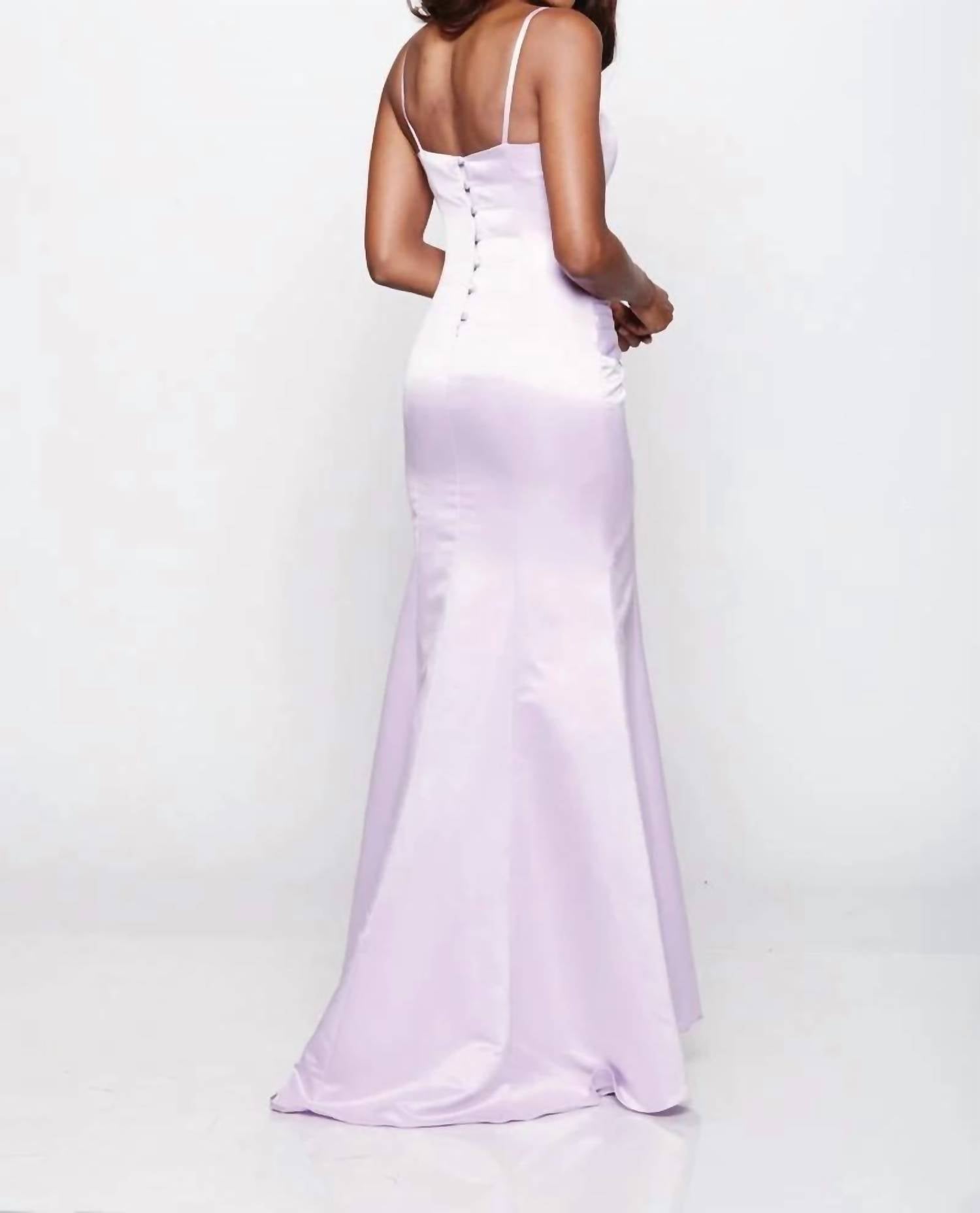 Last Dress - Satin Embrace Ruched Evening Gown
