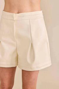 S'Edge - Vegan Leather Shorts