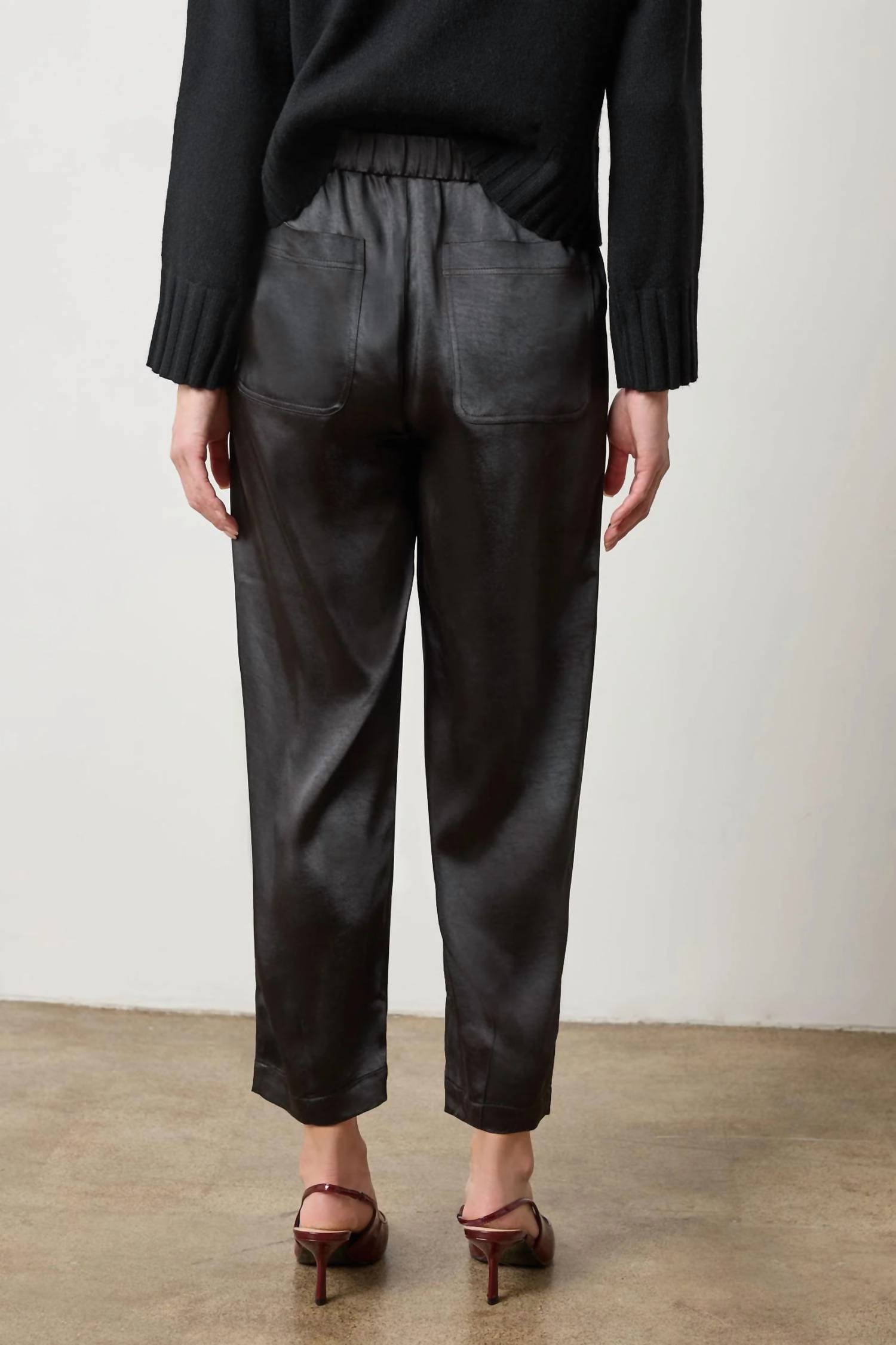 Lilla P - Satin Fly Front Pants