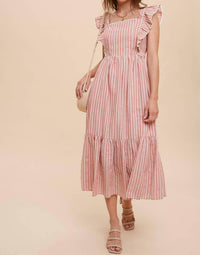 In-Loom - Striped Midi Dress