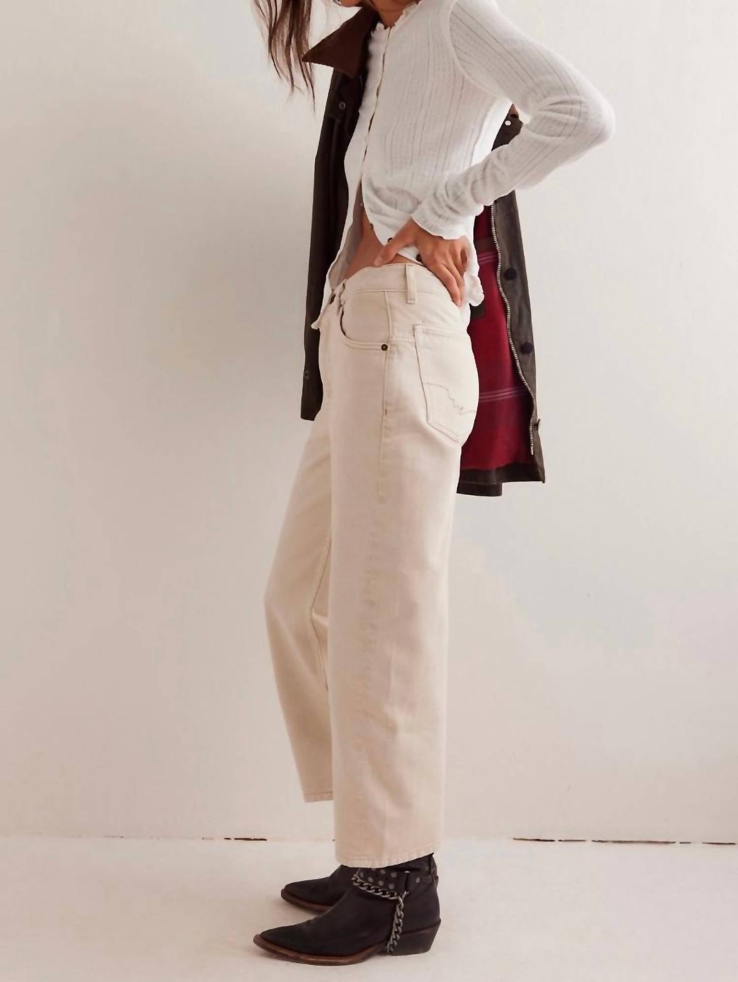 Free People - We The Free Deep Trance Dropped Boyfriend Jeans