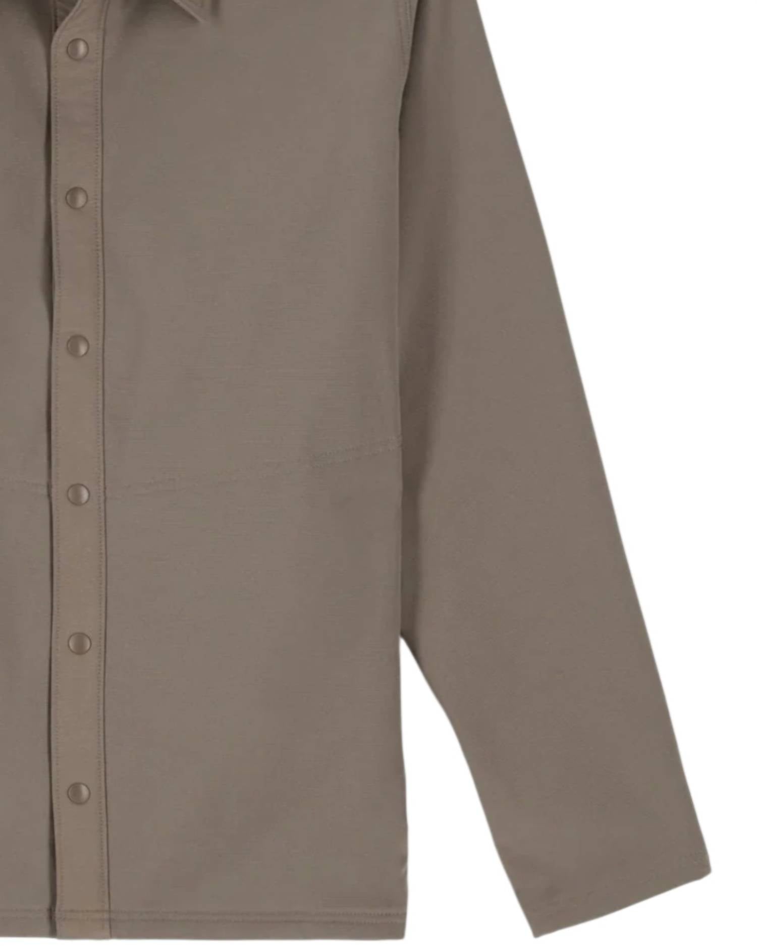 SIMMS Men's Harbor Shacket in willow - men's jacket - alternate view