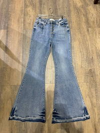 Kancan - Women's High Rise Super Flare Jeans
