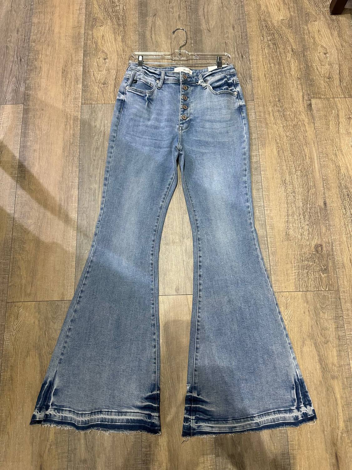 Kancan - Women's High Rise Super Flare Jeans