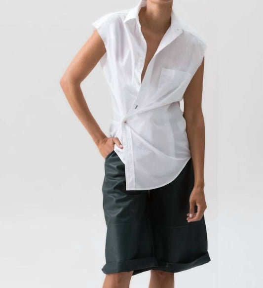 Wearcisco - Cut Off Button Down Top