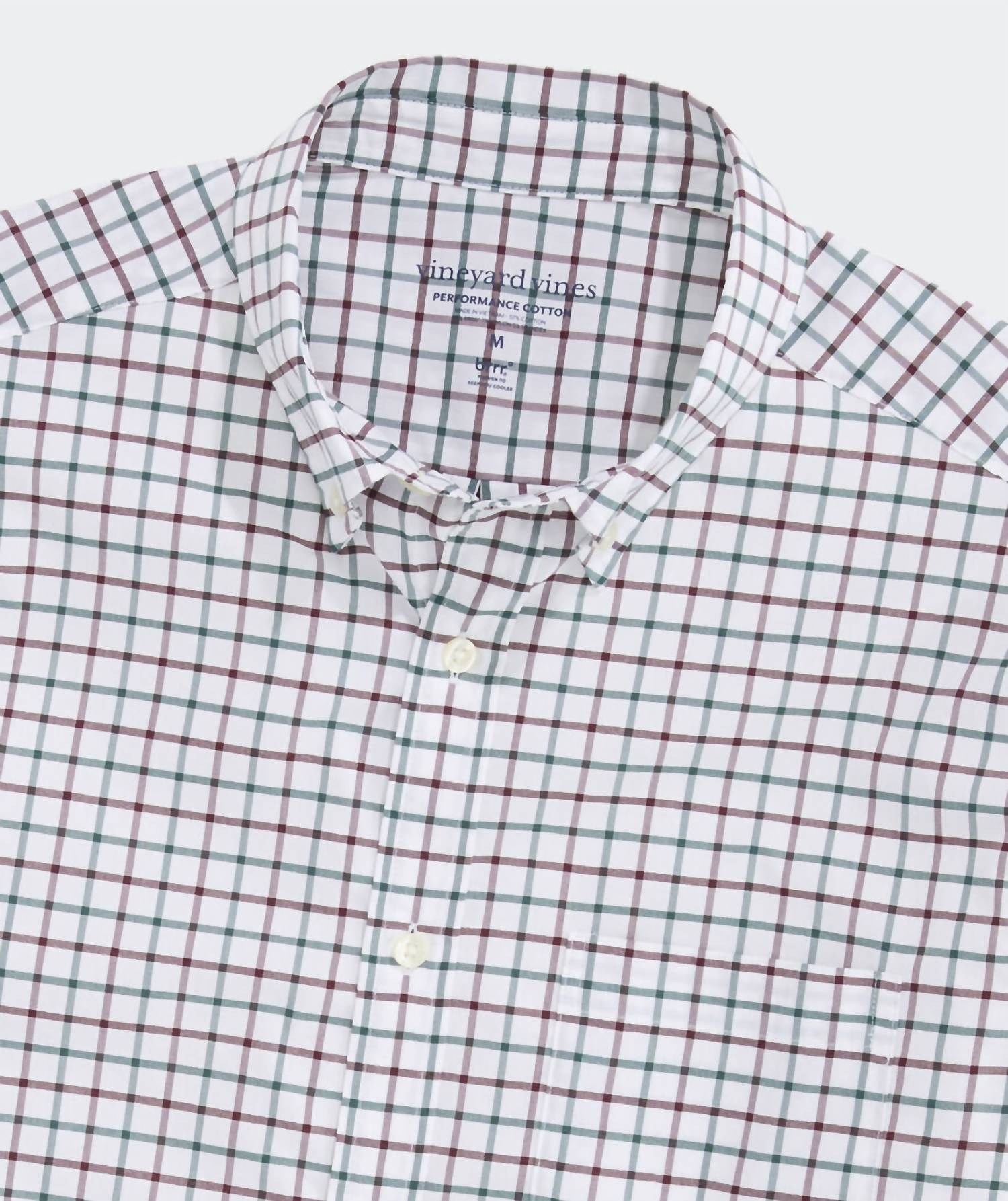 Vineyard Vines - Men's Quidnet Tattersall Performance Cotton Shirt