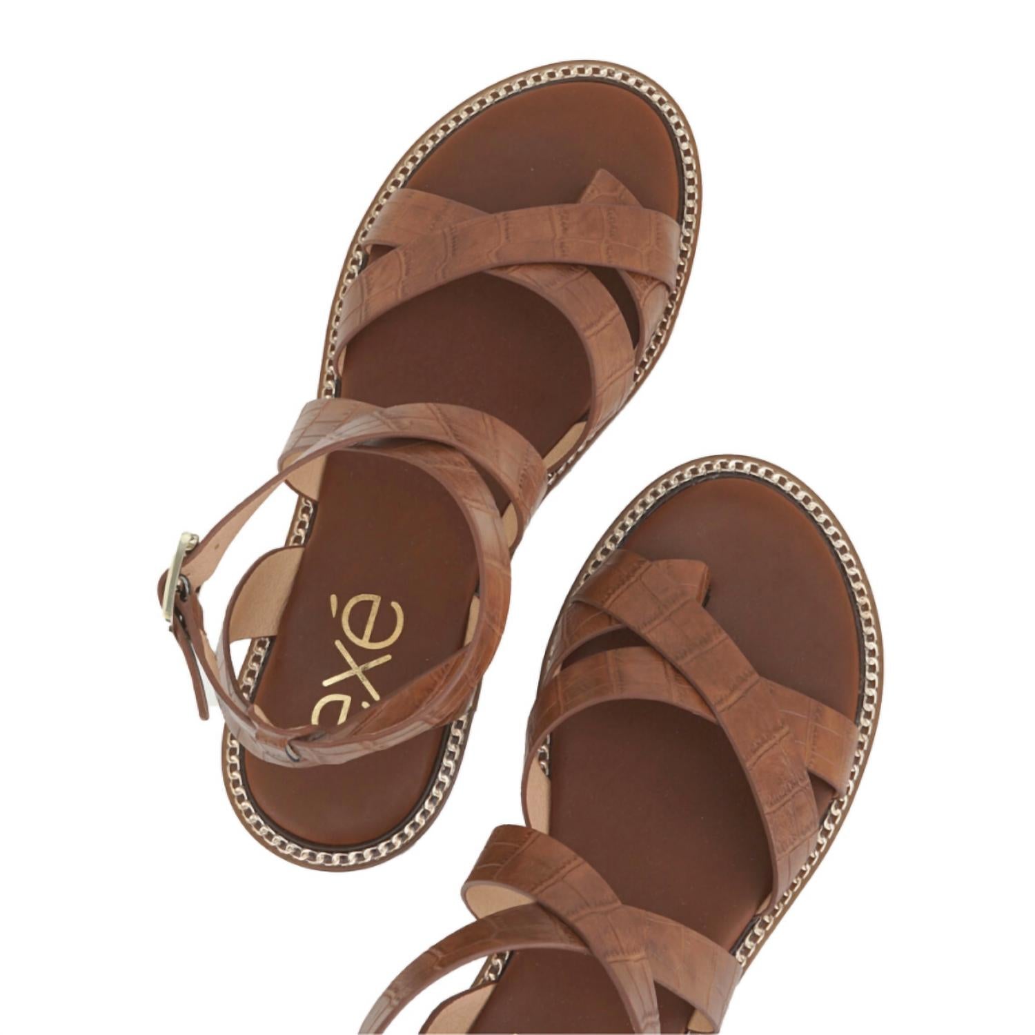 Exe - Women's Alexia-100 Flat Strappy Sandal