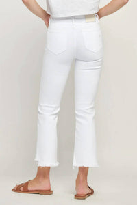 Hidden - Betty High Rise Flare Cropped Jean