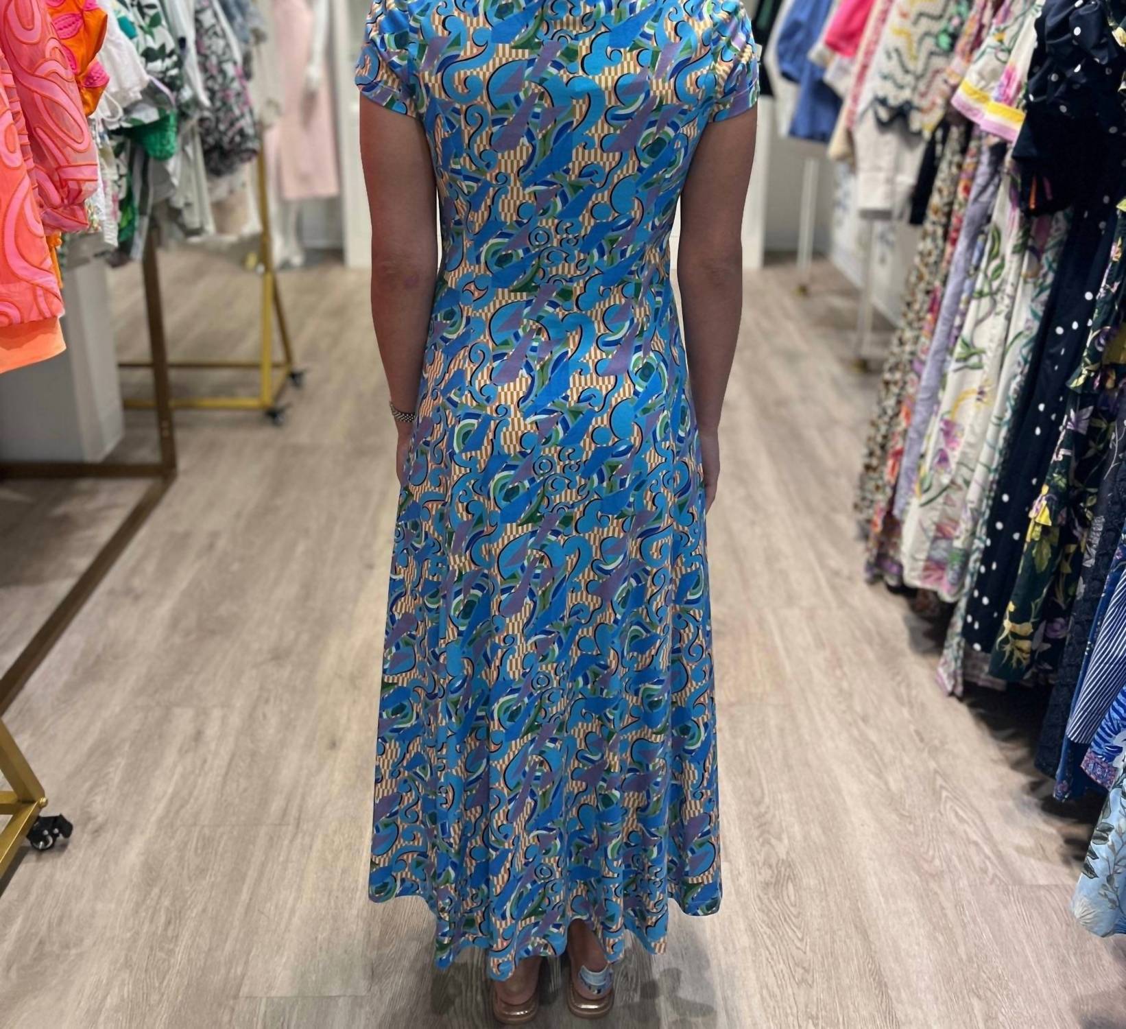 De Loreta - Jocon Short Sleeve Maxi Dress