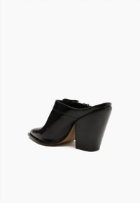 SCHUTZ Women's Jeane Casual Leather Pump Shoe in black - women's heels - alternate view
