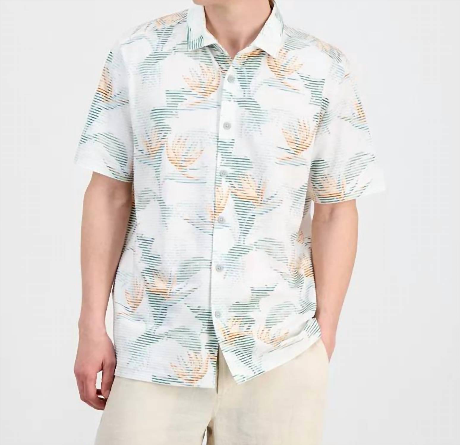 Tommy Bahama - Costa Wave Fiesta Fronds Printed Camp Shirt
