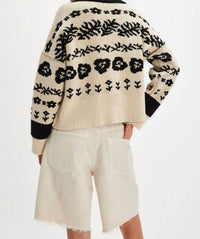 Free People Shelby Cardigan in neutral combo 1 - women's cardigan - alternate view