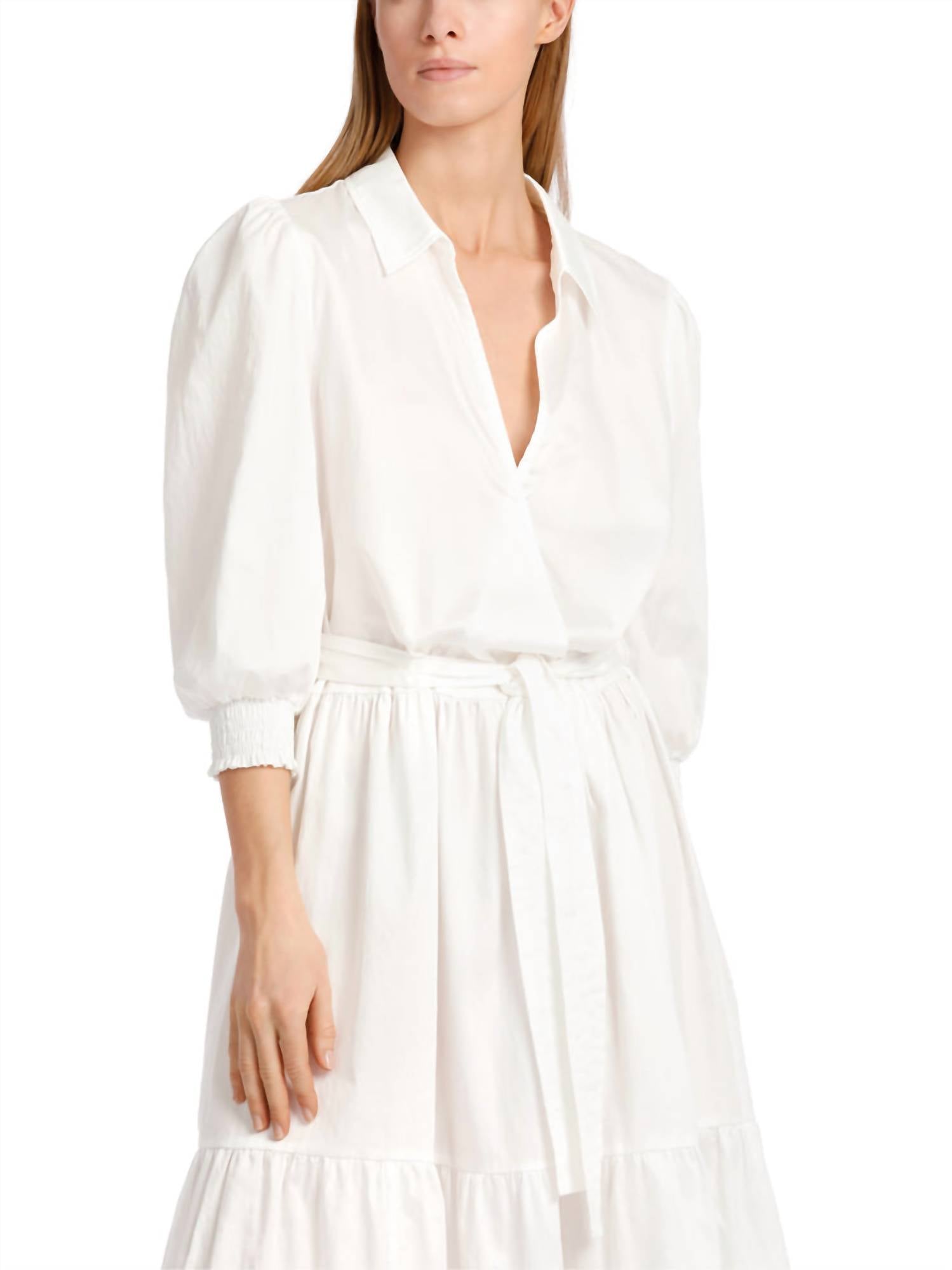 Marc Cain - Cotton Tiered Dress