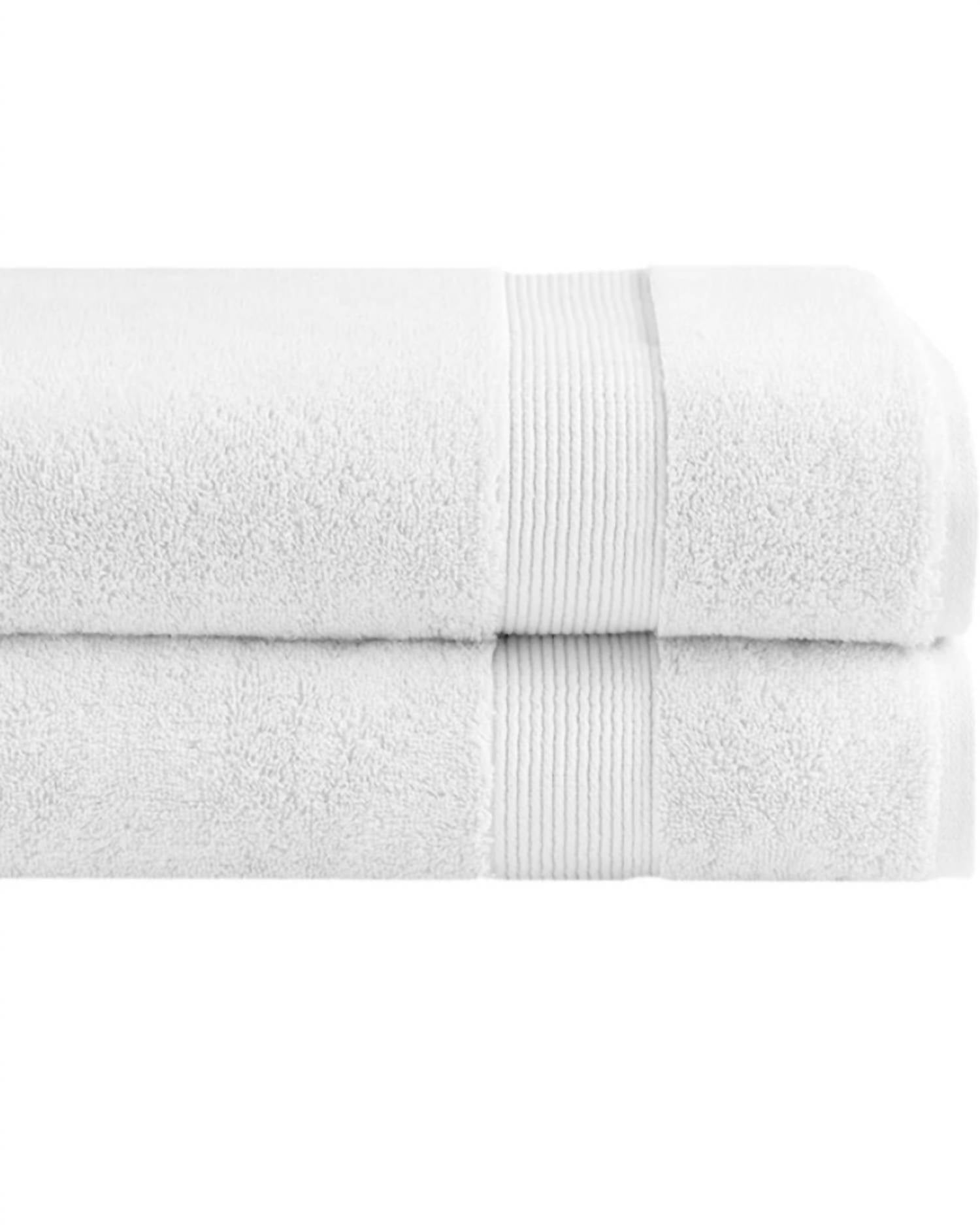 Under the Canopy Classic Organic 2-piece Bath Sheet Set in white - item - detail view