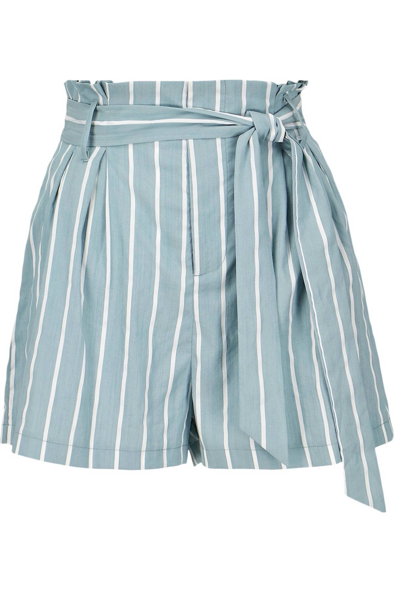 Striped Paper Bag Short