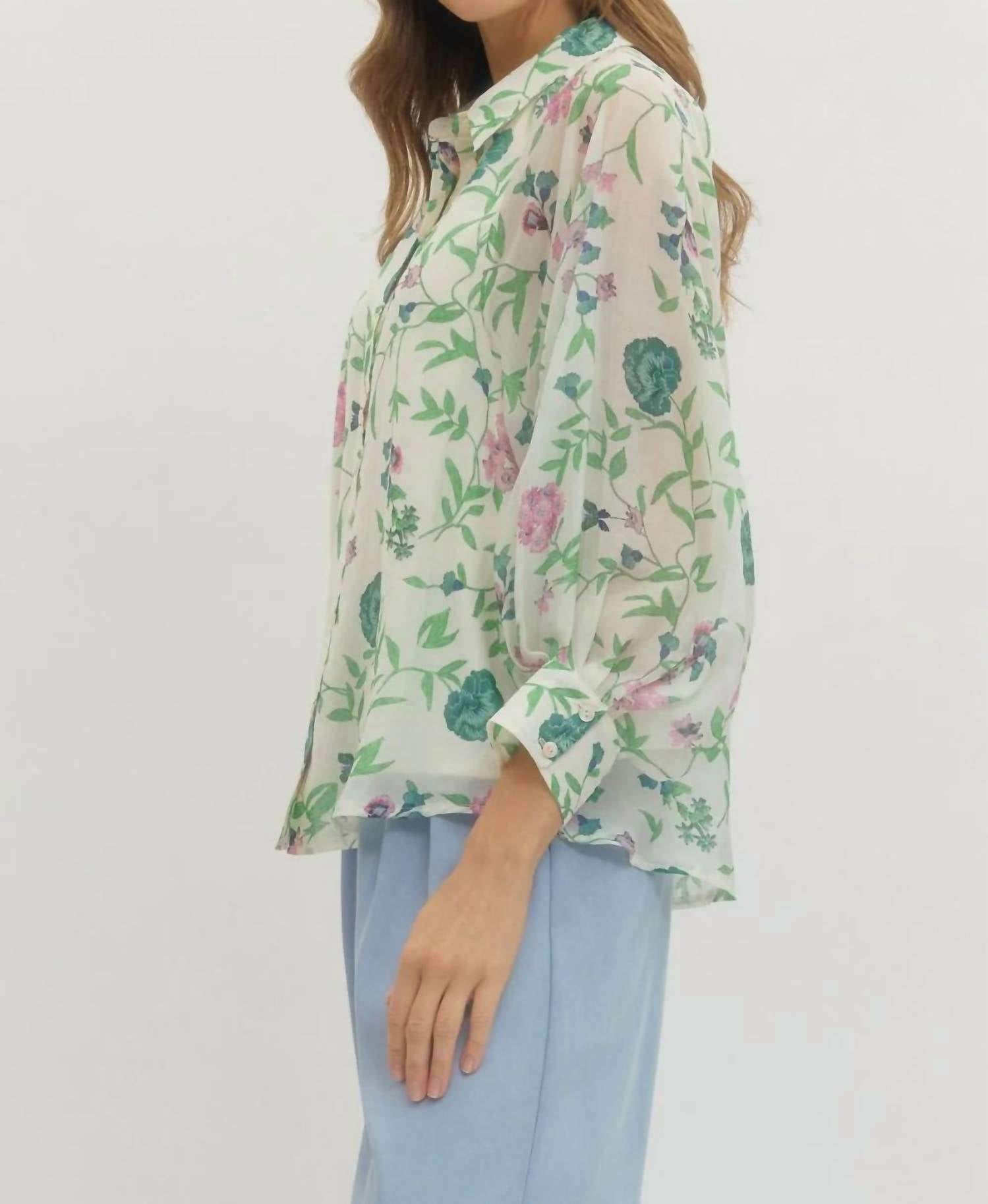 Entro - Semi-sheer Top