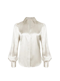 Gold Hawk - Women's Romantic Silk Shirt